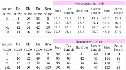 2PCS/Set Women Fashion Long-Sleeved Pajamas Autumn Winter Cartoon Love Bear Cute Soft Loose Casual Omfortable Outside Homewear