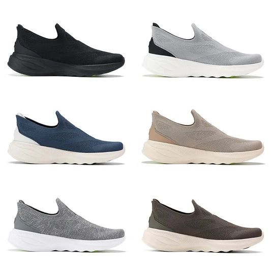 Li-Ning Men's SOFT GO 2 KNIT Slip-on Casual Walking Shoes Cushion Comfy Stable LiNing Mesh Jogging Daily Sports Sneakers AGLV017